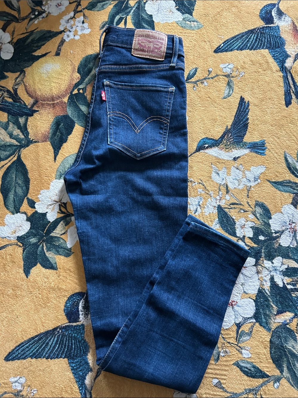 Levi's Indigo Blue Slim Straight Denim Jeans